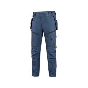 CXS LEONIS pánské Kalhoty pracovní do pasu modrá/černá 54